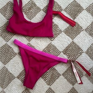 Left On Friday Pink Bikini Set